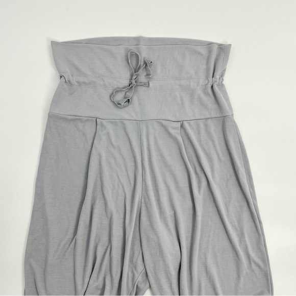 FP MOVEMENT Cozy Up Dance Harem Pants Grey Ribbed High Waisted Joggers Med - Picture 13 of 13